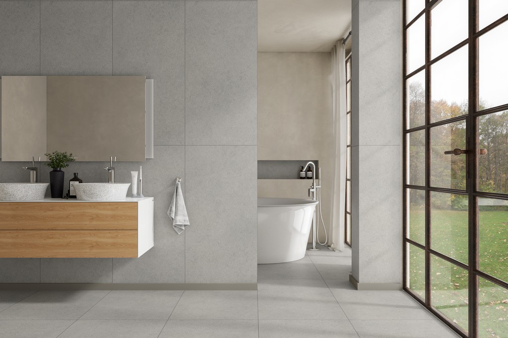 Керамогранит "Ennface" 600*1200 Gravel Smoke Flex Матовый Серый — купить в Ярославле