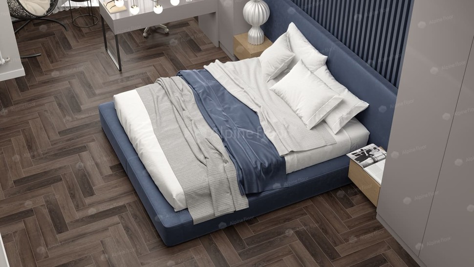 Виниловая плитка "Alpine Floor" Parquet LVT Фафнир (590*118*2,5 мм) — купить в Ярославле