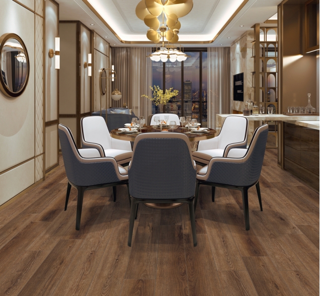 SPC ламинат "CronaFloor" Wood 4V Дуб Регин (1200*180*4 мм) — купить в Ярославле