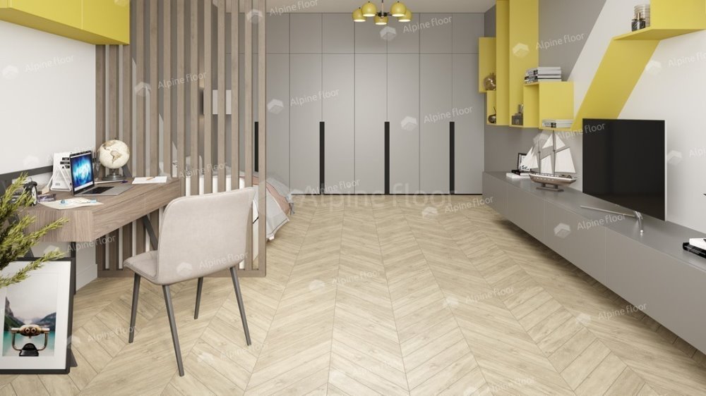 LVT плитка "Alpine Floor" Сонома (555*127*2,5 мм) — купить в Ярославле