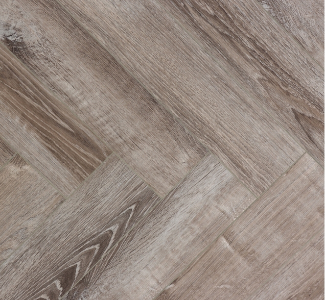 Виниловый ламинат SPC "Cronafloor" Herringbone Дуб Тулон (640*128*4,5 мм) — купить в Ярославле