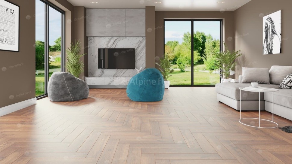 Виниловая плитка "Alpine Floor" Parquet LVT Дуб Royal (590*118*2,5 мм) — купить в Ярославле