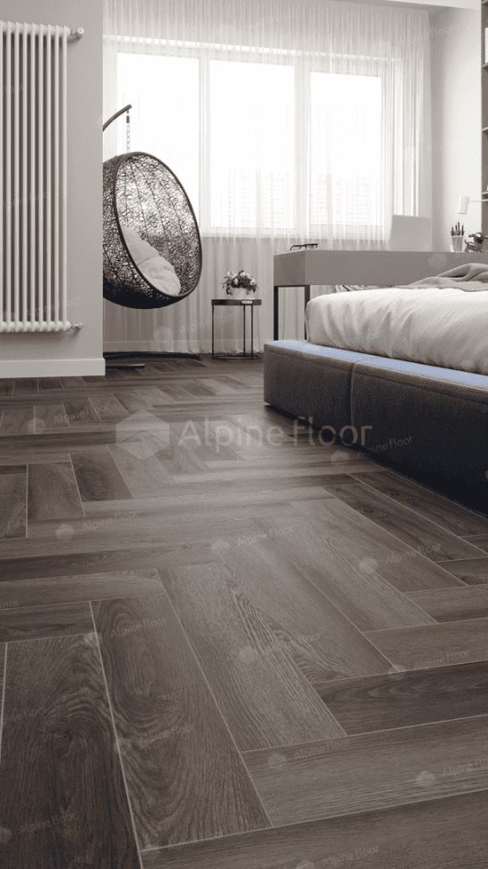 Виниловый ламинат "Alpine Floor" Parquet Light Дуб Фафнир (600*125*4 мм) — купить в Ярославле