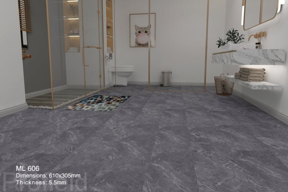 SPC ламинат "Profield" Грей марбл (305*610*5,5 мм) — купить в Ярославле