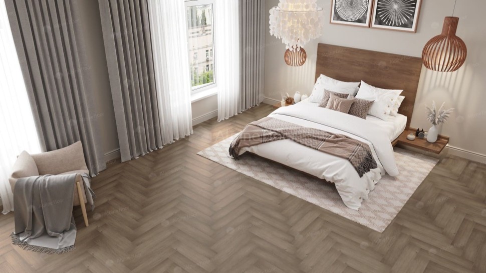 Виниловая плитка "Alpine Floor" Parquet LVT Дуб Насыщенный (590*118*2,5 мм) — купить в Ярославле