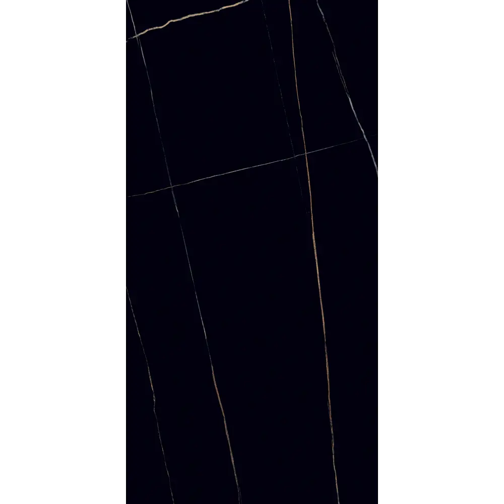 Керамогранит "Sonex" Saint Laurent Black High Glossy полированный 60x120 см 1.44 м2 цвет черный — купить в Ярославле