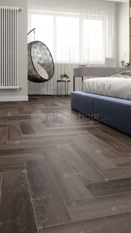 Виниловая плитка "Alpine Floor" Parquet LVT Фафнир (590*118*2,5 мм) — купить в Ярославле