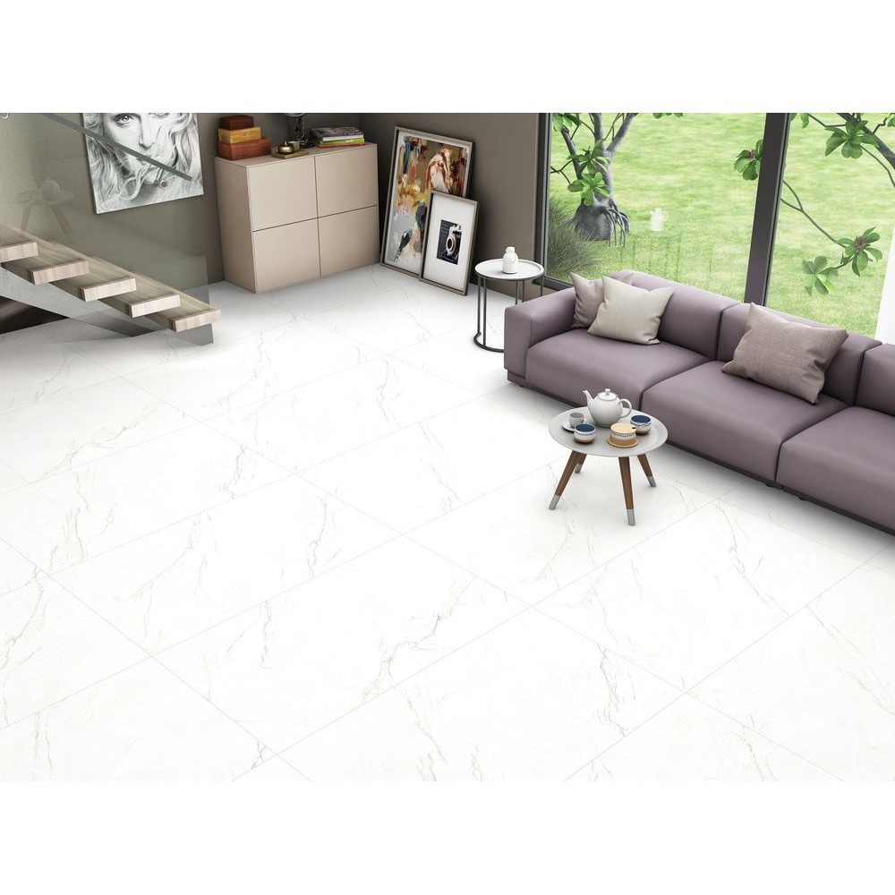 Керамогранит "Ennface" 600*1200 Mystic White Матовый Белый — купить в Ярославле