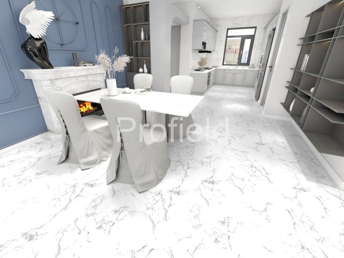 HSPC ламинат "Profield" Камень белый (610*305*5,5 мм) — купить в Ярославле