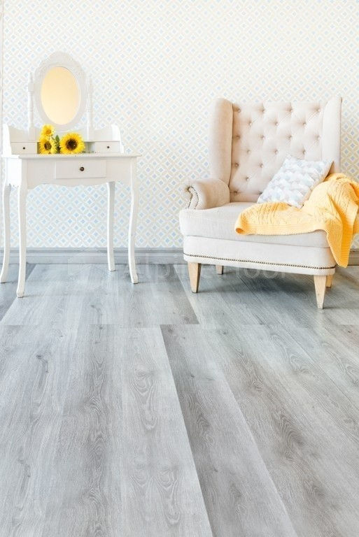 Кварцвиниловая плитка "Alpine Floor" Дуб Пепельный  (1219*184*2мм) — купить в Ярославле