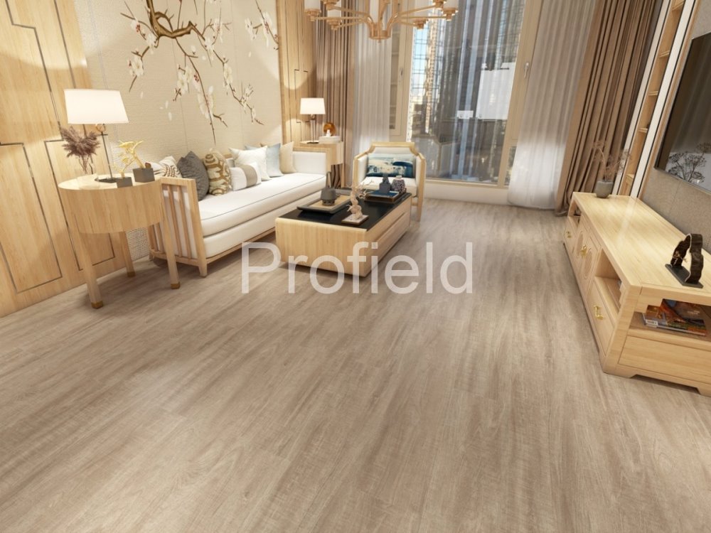 HSPC ламинат "Profield" Тик натуральный (1200*228*5,5 мм) — купить в Ярославле