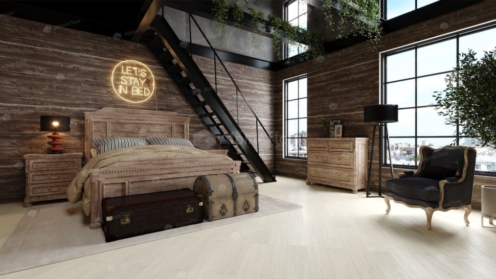 Виниловый ламинат "Alpine Floor" Classic Light MC Дуб Арктик (1220*183*3,5 мм) — купить в Ярославле