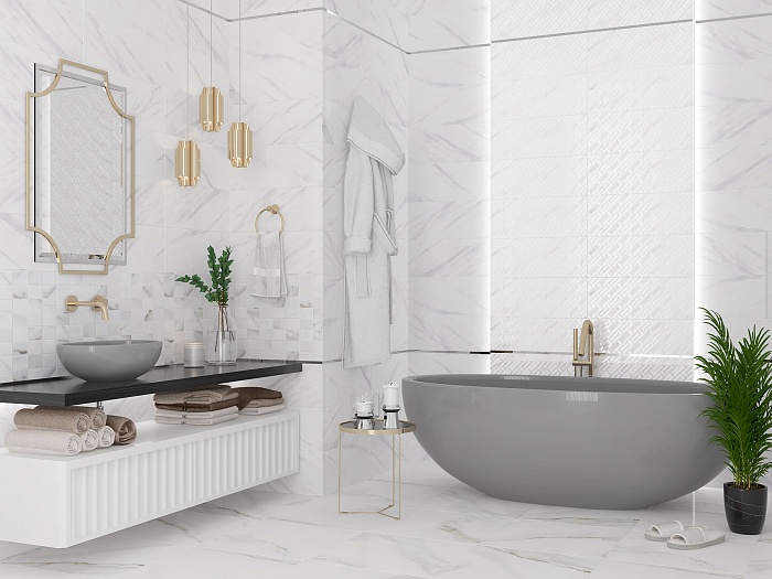 Керамогранит "Azori" Alpi (600*600 мм) Белый — купить в Ярославле