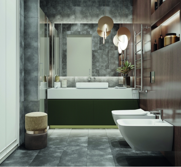 SPC ламинат "CronaFloor" Stone 4V Торнадо Серый (600*300*4 мм) — купить в Ярославле