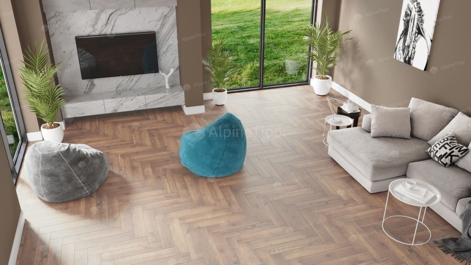 Виниловая плитка "Alpine Floor" Parquet LVT Дуб Royal (590*118*2,5 мм) — купить в Ярославле