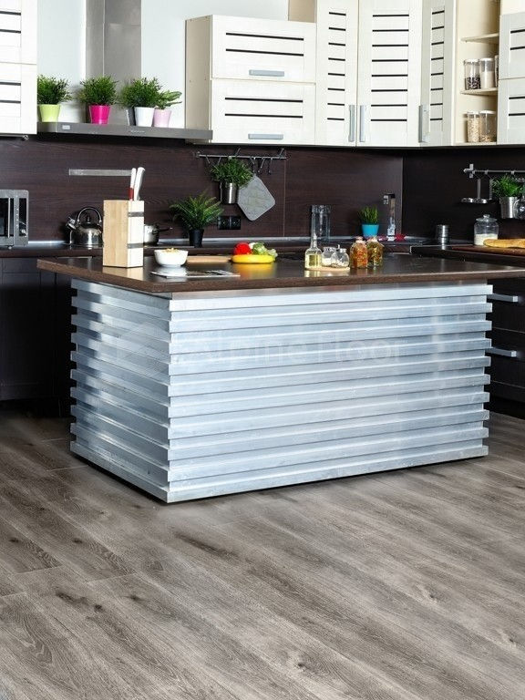 Кварцвиниловая плитка "Alpine Floor" Дуб Дымчатый (1219*184*3мм) — купить в Ярославле