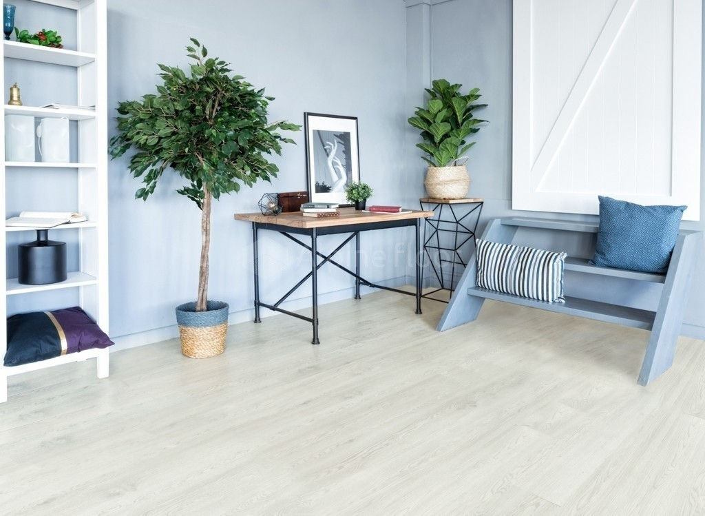 Кварцвиниловая плитка "Alpine Floor" Дуб Светлый  (1219*184*2мм) — купить в Ярославле