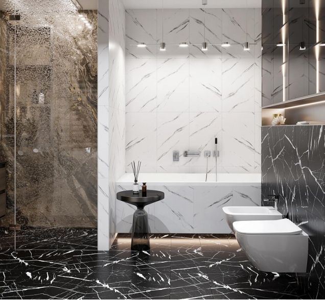 SPC ламинат "CronaFloor" Stone 4V Ноче (600*300*4 мм) — купить в Ярославле