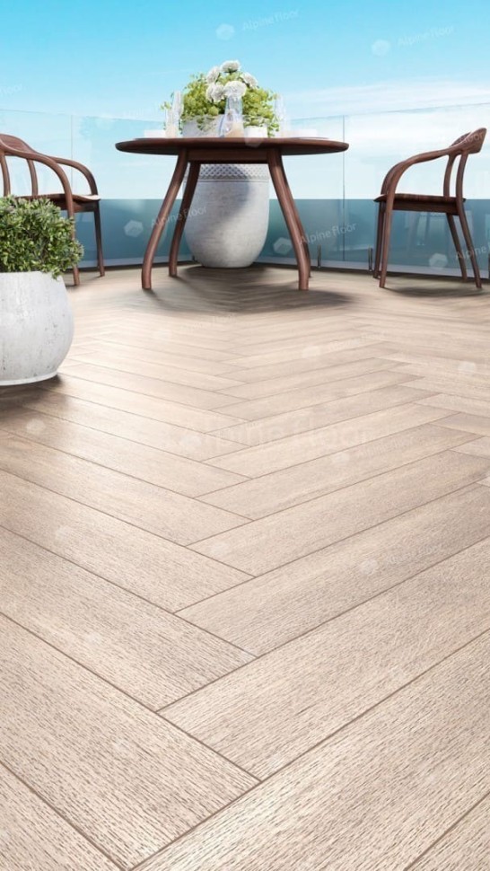 Виниловая плитка "Alpine Floor" Parquet LVT Макадамия (590*118*2,5 мм) — купить в Ярославле