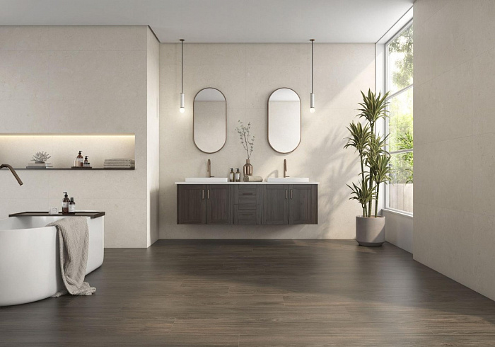 Керамогранит "Pamesa Ceramica" Kalon Cerezo (1200*200 мм) Коричневый — купить в Ярославле