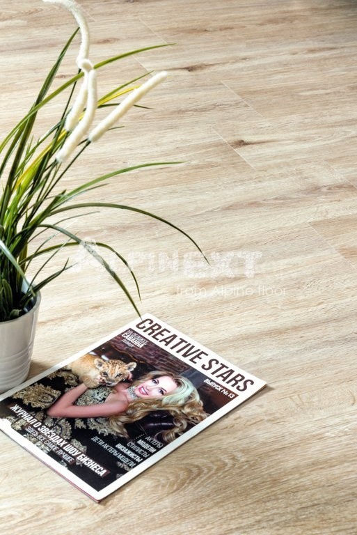 Замковая ПВХ плитка "Alpine Floor" Дуб Ваниль  (1220*183*4мм) — купить в Ярославле