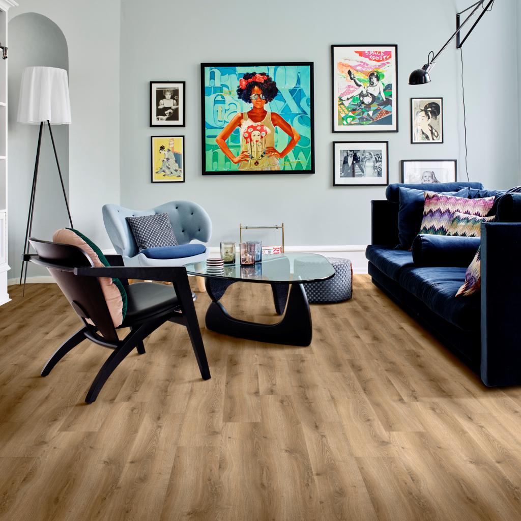 SPC ламинат "Adelar" Solida Acoustic 03826 Traditional Oak (1219*178*5 мм) — купить в Ярославле