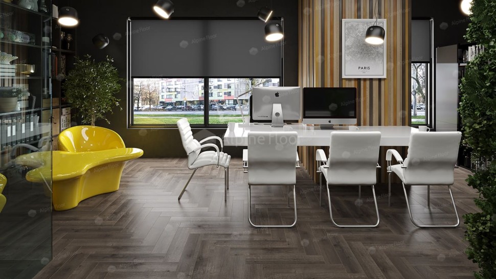 Виниловая плитка "Alpine Floor" Parquet LVT Дуб Антарес (590*118*2,5 мм) — купить в Ярославле