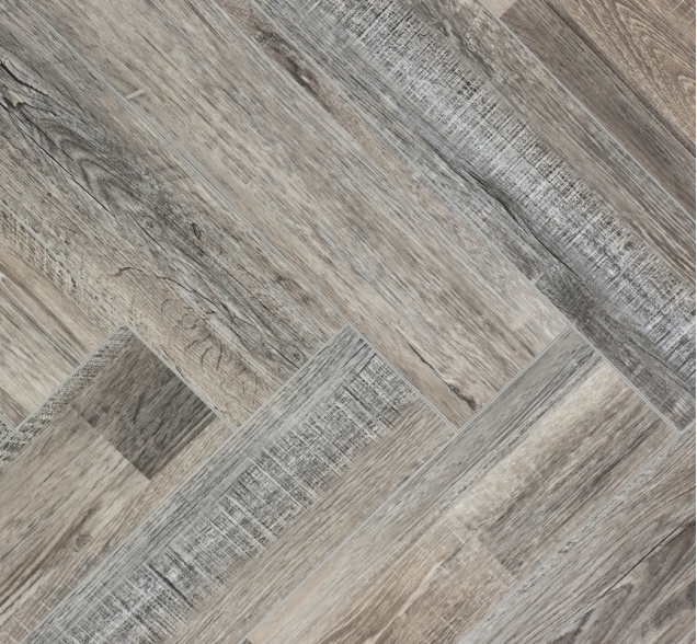 Виниловый ламинат SPC "Cronafloor" Herringbone Дуб Реймс (640*128*4,5 мм) — купить в Ярославле