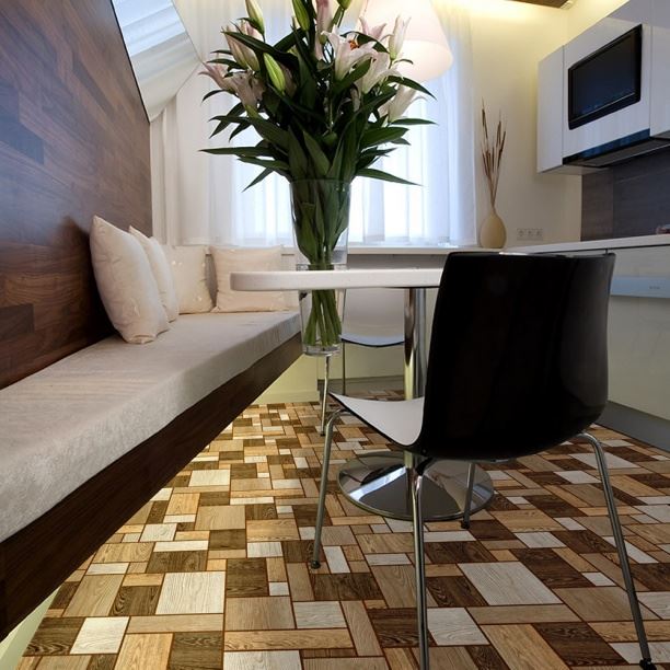 Линолеум бытовой "Комитекс" Печора Тетрис 862 (2,5м) — купить в Ярославле