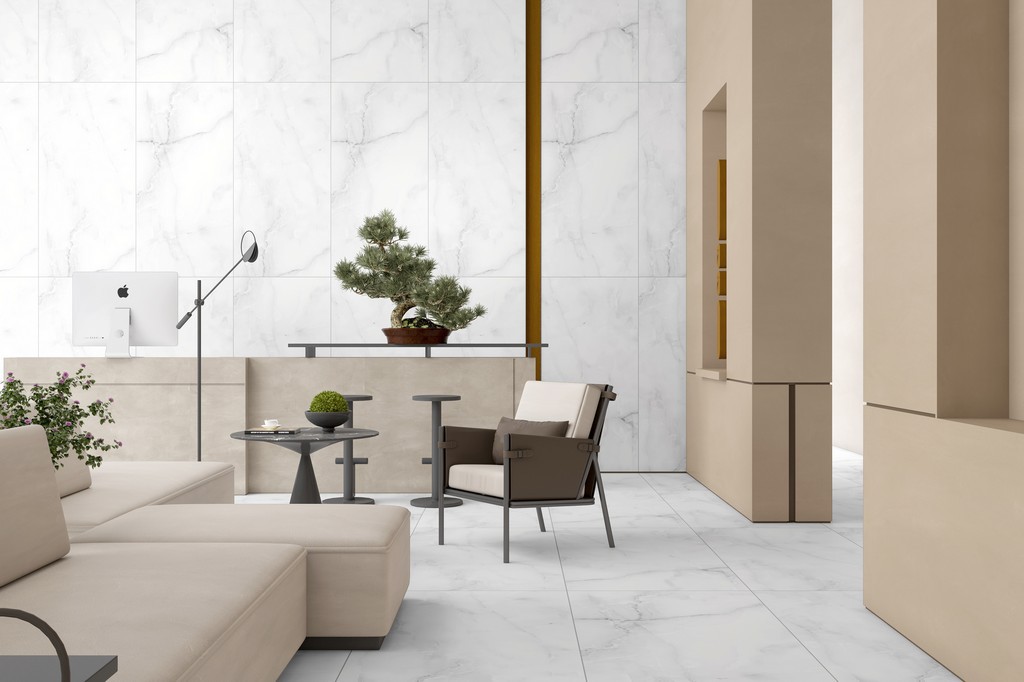 Керамогранит "Ennface" 600*1200 Afyon Ice Матовый Белый — купить в Ярославле