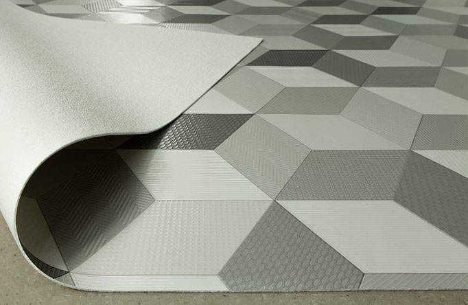 Линолеум бытовой "IVC" Bingo Cubes 83 (3м) — купить в Ярославле