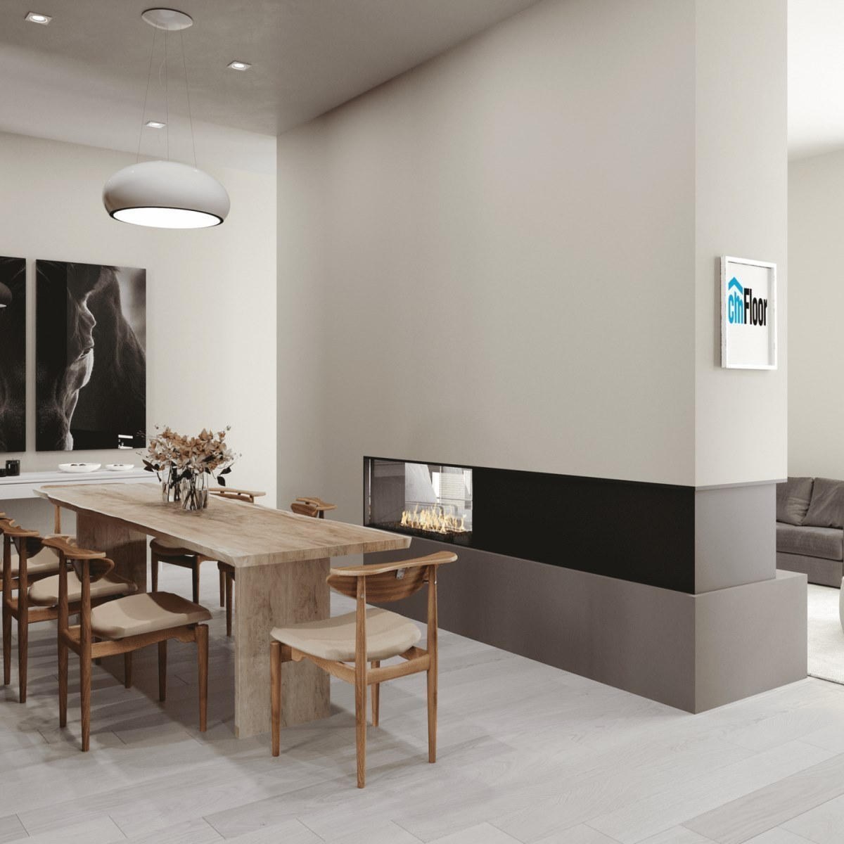 Виниловое напольное покрытие ScandiWood 02 Дуб Белый (180*1220*5 мм) — купить в Ярославле