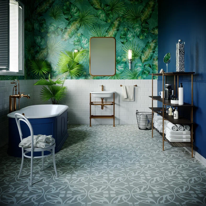 Кварцвиниловая плитка "Invictus" Victorian Deco Smoke (229*229*2,5мм) — купить в Ярославле