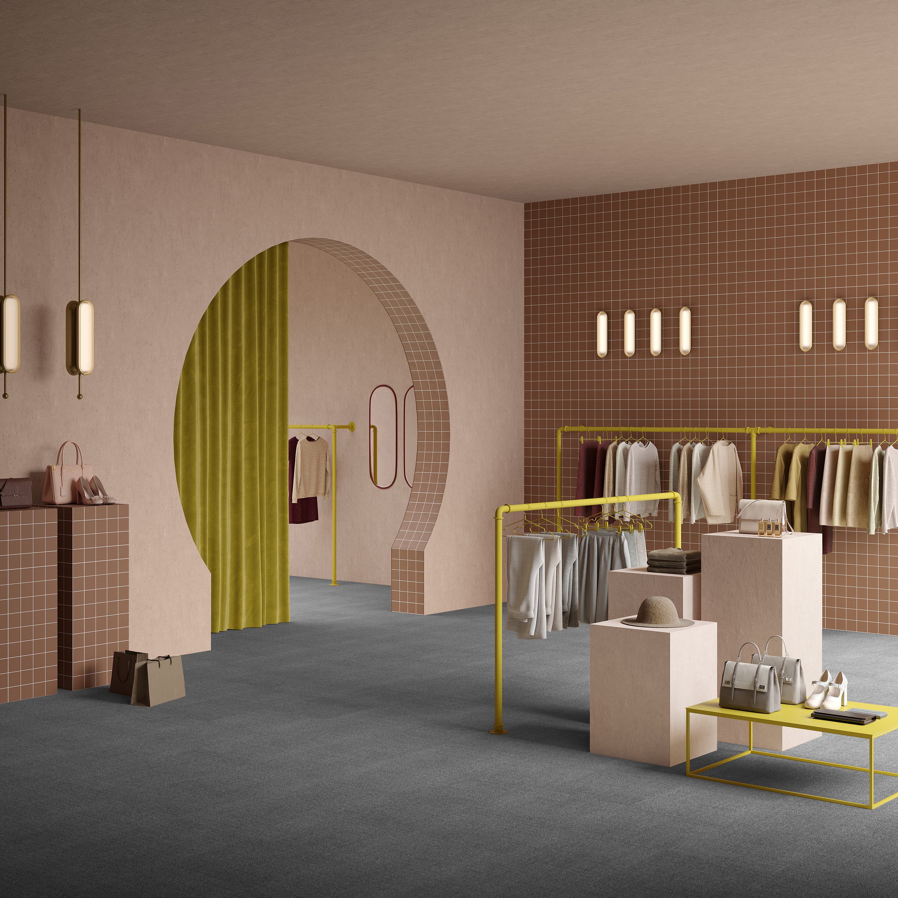 Ковровая плитка Mantra Tile 97 (500*500*6 мм) — купить в Ярославле