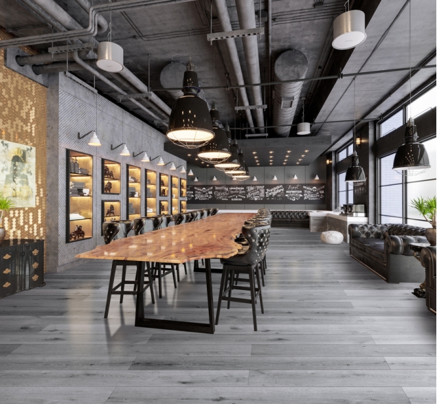 SPC ламинат "CronaFloor" Wood 4V Дуб Серый (1200*180*4 мм) — купить в Ярославле