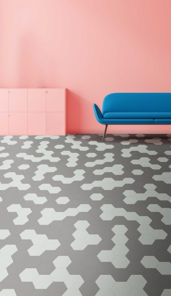 Виниловая плитка "Moduleo" Moods Hexagon 339 (226,32*196*2,5 мм) — купить в Ярославле