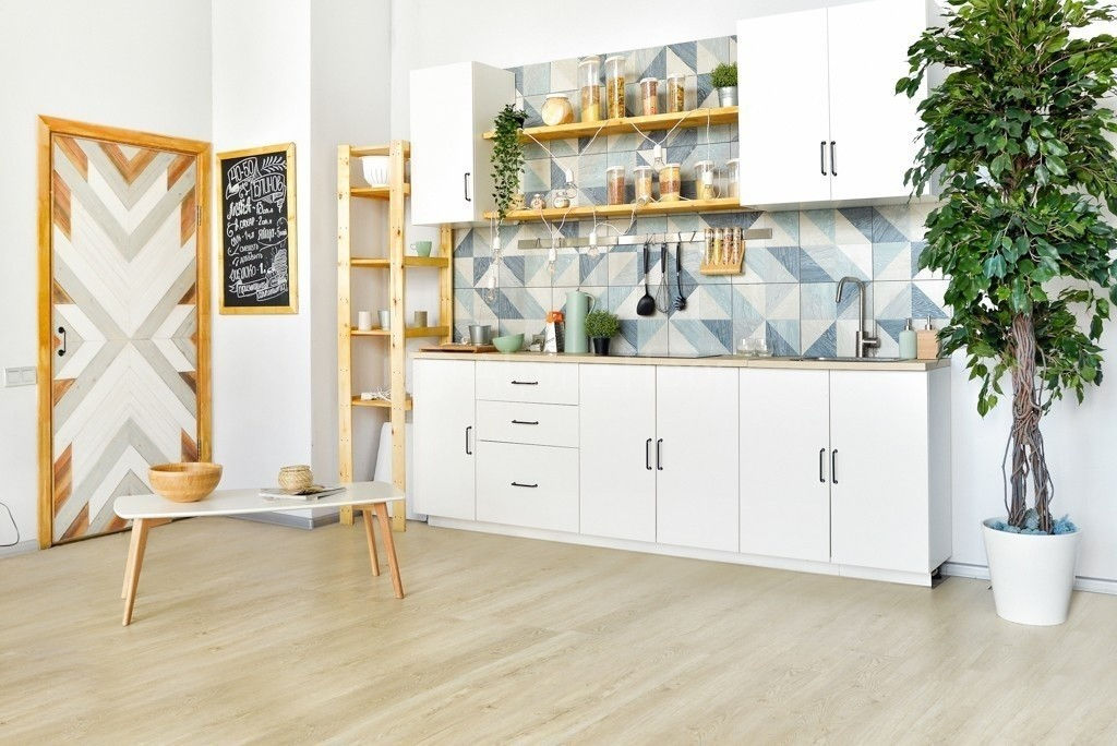 Замковая ПВХ плитка Секвойя Медовая  (1219*184*3,2мм) — купить в Ярославле