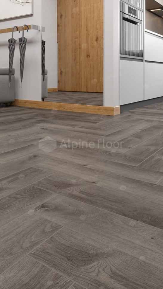 Виниловая плитка "Alpine Floor" Parquet LVT Дуб Мерга (590*118*2,5 мм) — купить в Ярославле