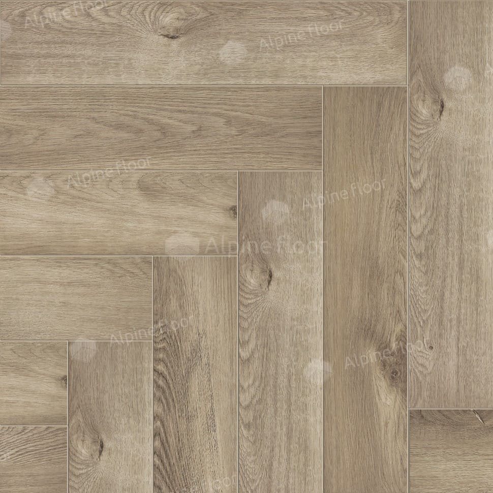 Виниловая плитка "Alpine Floor" Parquet LVT Дуб Натуральный Отбеленный (590*118*2,5 мм) — купить в Ярославле