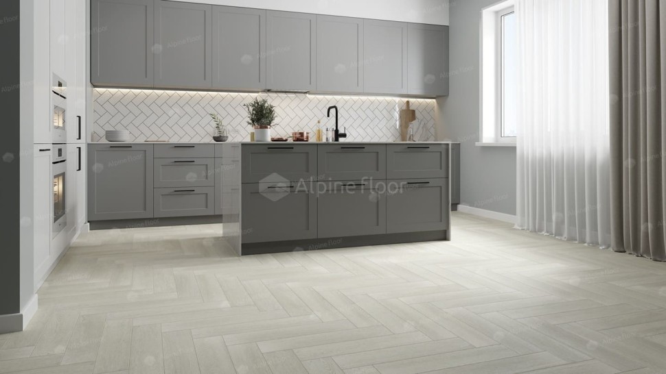 Виниловая плитка "Alpine Floor" Parquet LVT Зимний Лес (590*118*2,5 мм) — купить в Ярославле