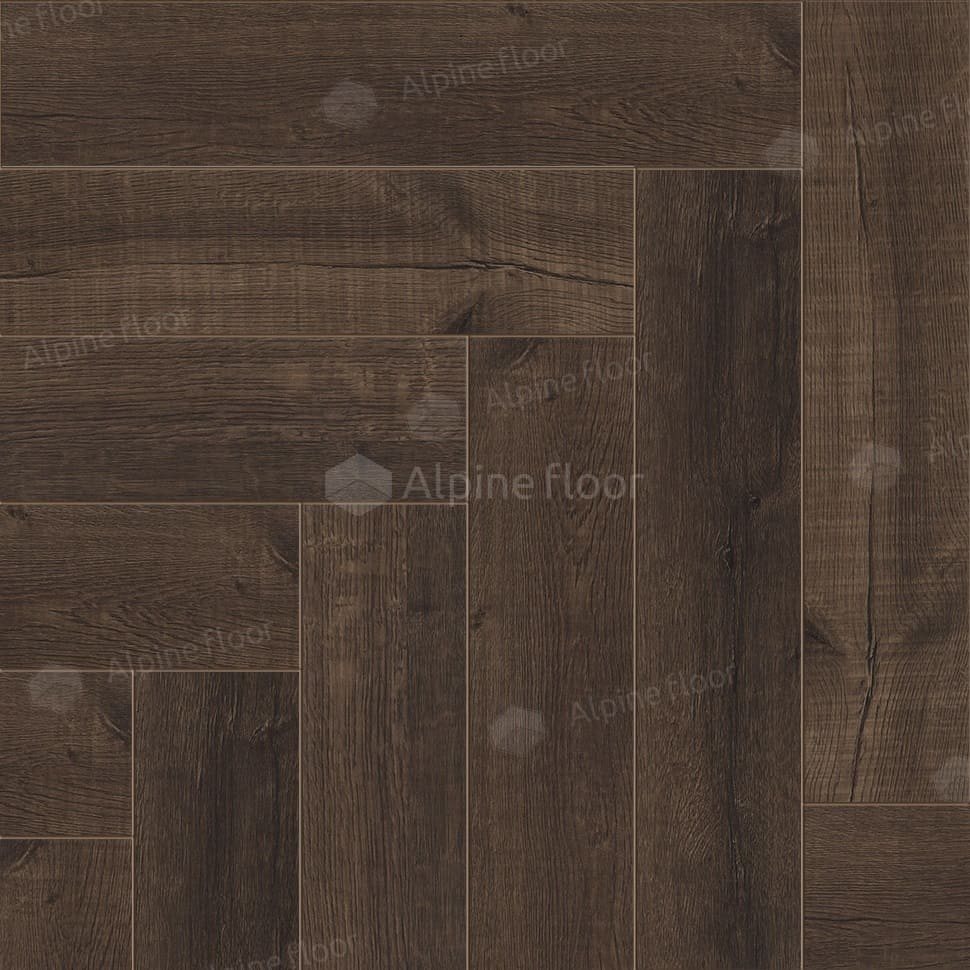 Виниловая плитка "Alpine Floor" Parquet LVT Дуб Альферац (590*118*2,5 мм) — купить в Ярославле