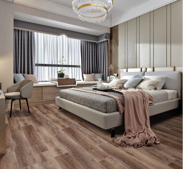 SPC ламинат "CronaFloor" Wood 4V Дуб Охрид (1200*180*4 мм) — купить в Ярославле