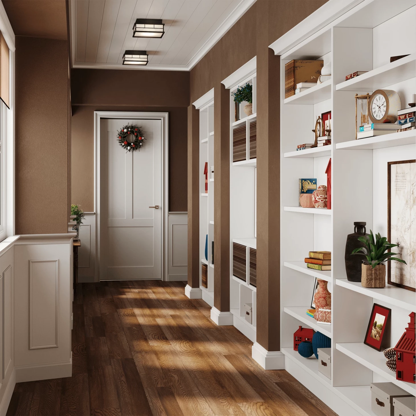 SPC плитка для пола Орех (1220*180*4 мм) — купить в Ярославле