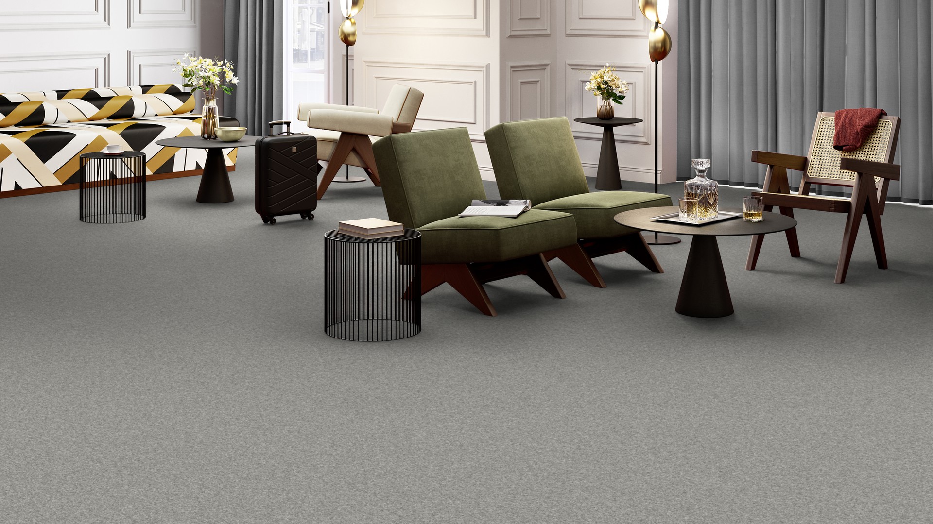 Ковровая плитка Medusa Tile 94 (500*500*5 мм) — купить в Ярославле