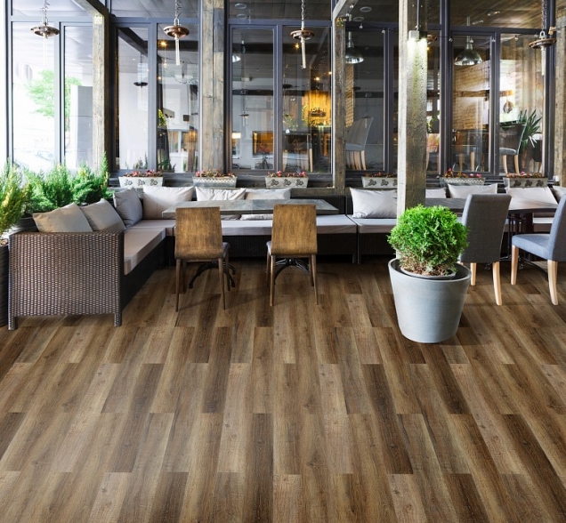 SPC ламинат "CronaFloor" Wood 4V Дуб Чак (1200*180*4 мм) — купить в Ярославле