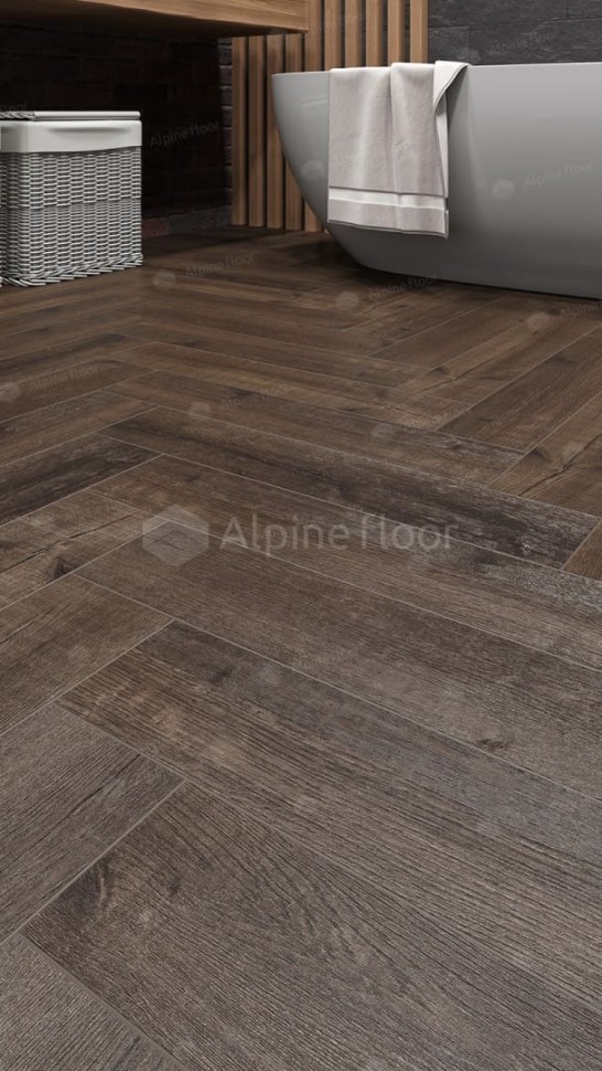 Виниловая плитка "Alpine Floor" Parquet LVT Дуб Альферац (590*118*2,5 мм) — купить в Ярославле