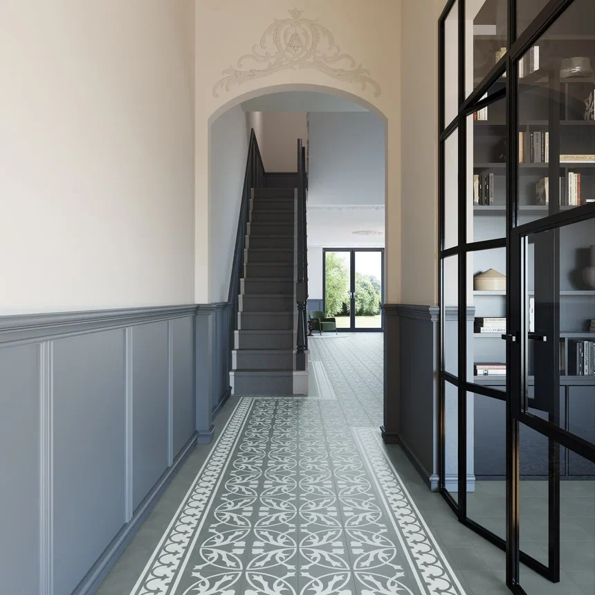 Кварцвиниловая плитка "Invictus" Victorian Deco Smoke (229*229*2,5мм) — купить в Ярославле