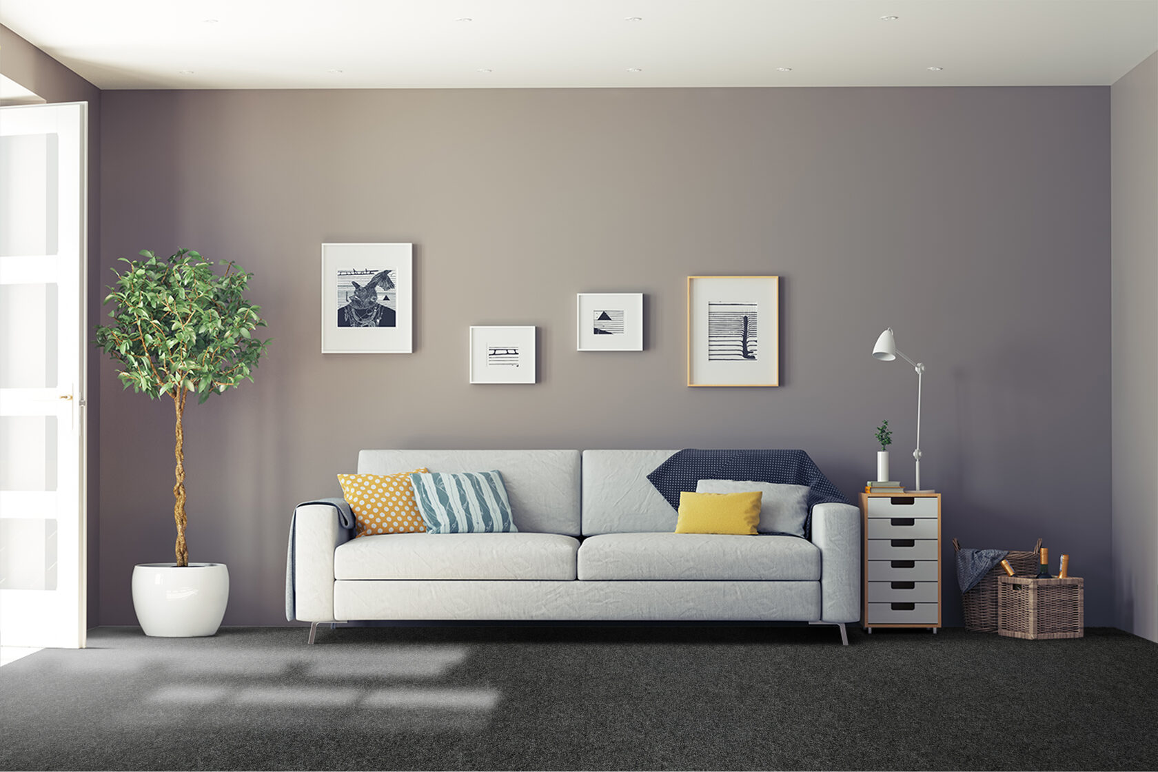 Ковровое покрытие "Bonkeel" Color Rib Ebony 98 (ширина 1м/3м/4м) — купить в Ярославле