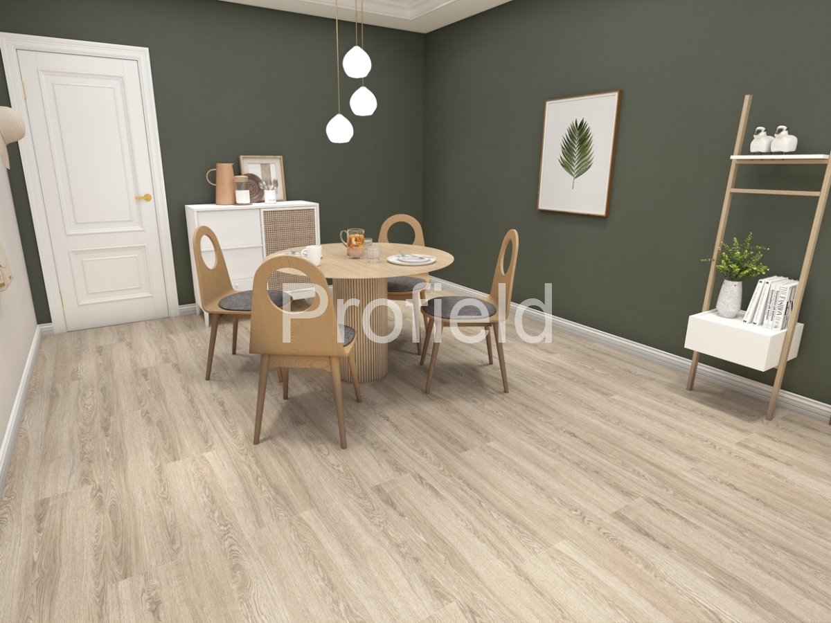 HSPC ламинат "Profield" Дуб Светлый (1200*228*5,5 мм) — купить в Ярославле