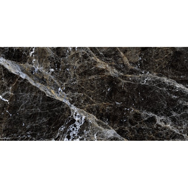 Керамогранит "Gresse" 600*1200 Simbel Carbon Чёрно-белый Мрамор — купить в Ярославле